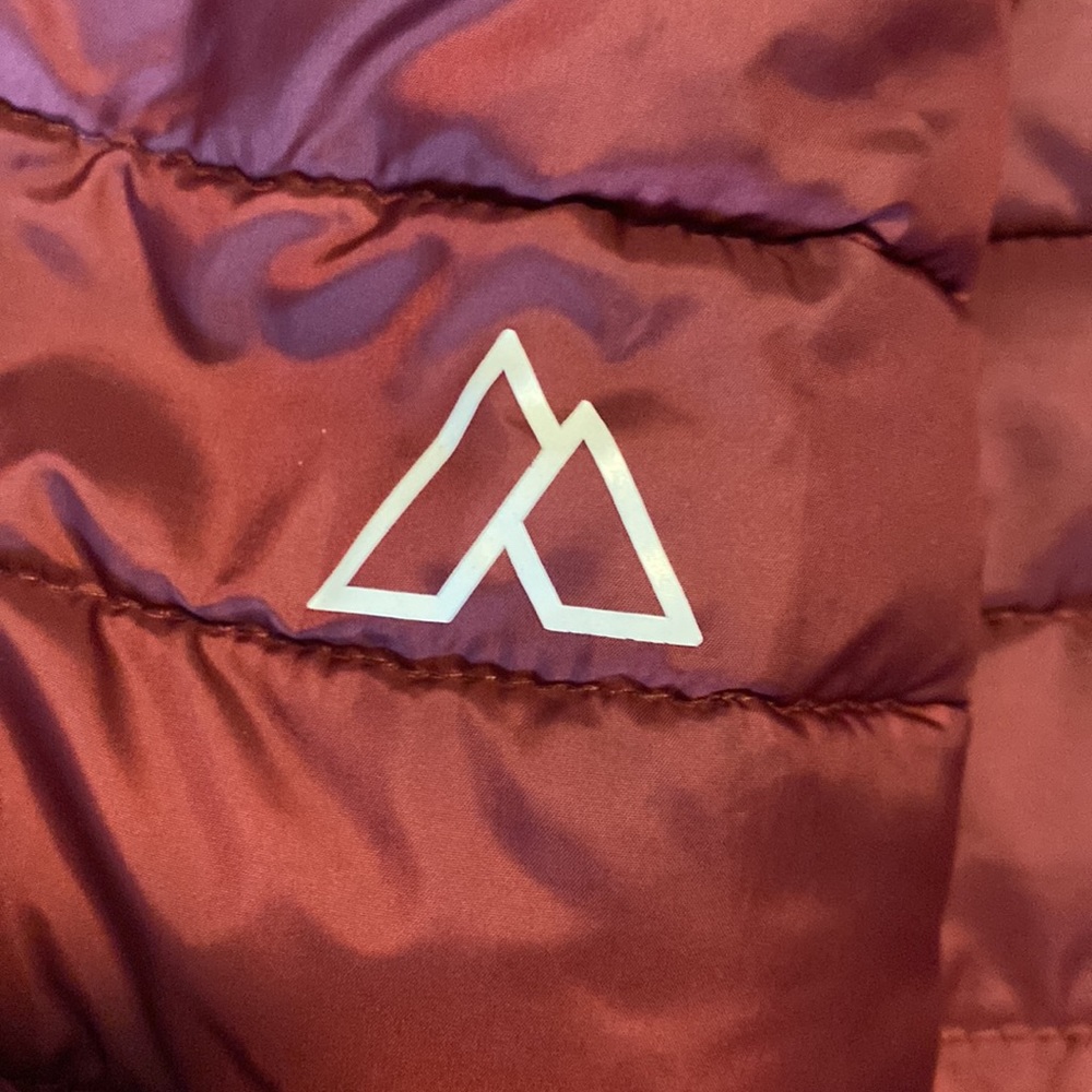 Alpine Design Women’s puff jacket sz M Burgandy - Picture 3 of 9
